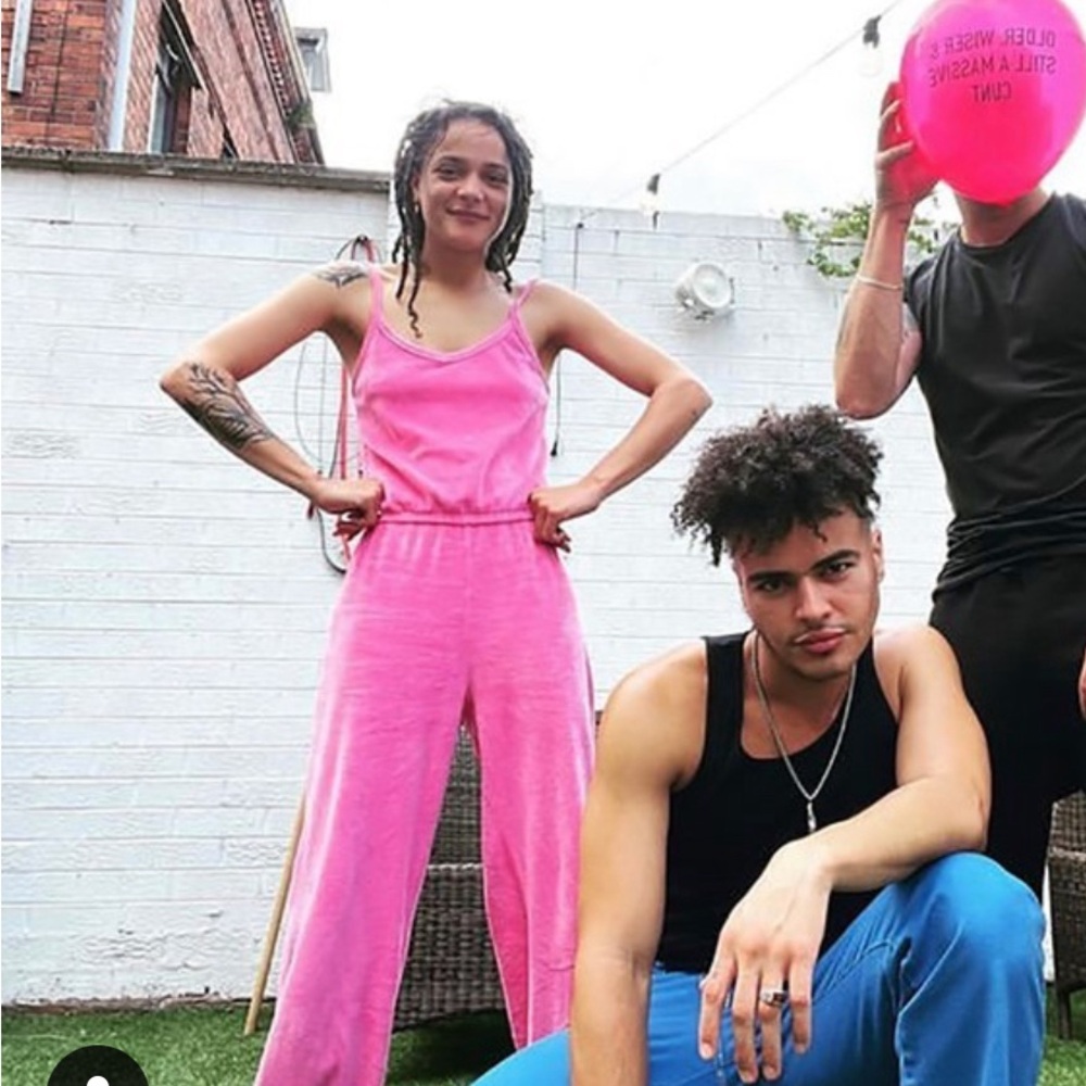 Flor Pink Giorgi Jumpsuit Suzie Kondi